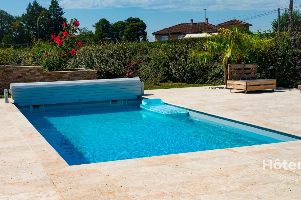 "Les Lievres" House Air-Conditioned Relaxation Oasis With Pool & Jacuzzi Villa Panazol Exteriör bild