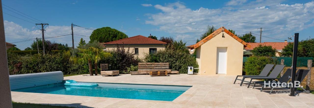 "Les Lievres" House Air-Conditioned Relaxation Oasis With Pool & Jacuzzi Villa Panazol Exteriör bild